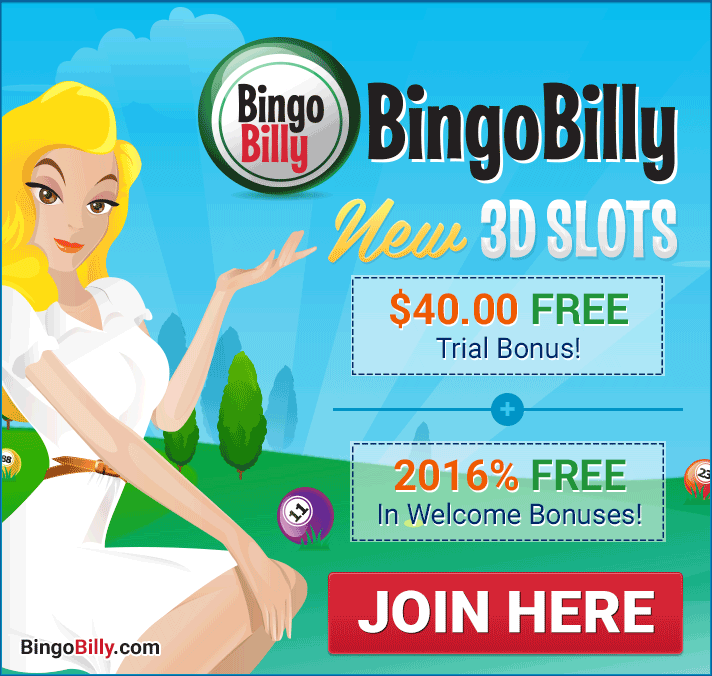 Bingo Billy exclusive signup bonus